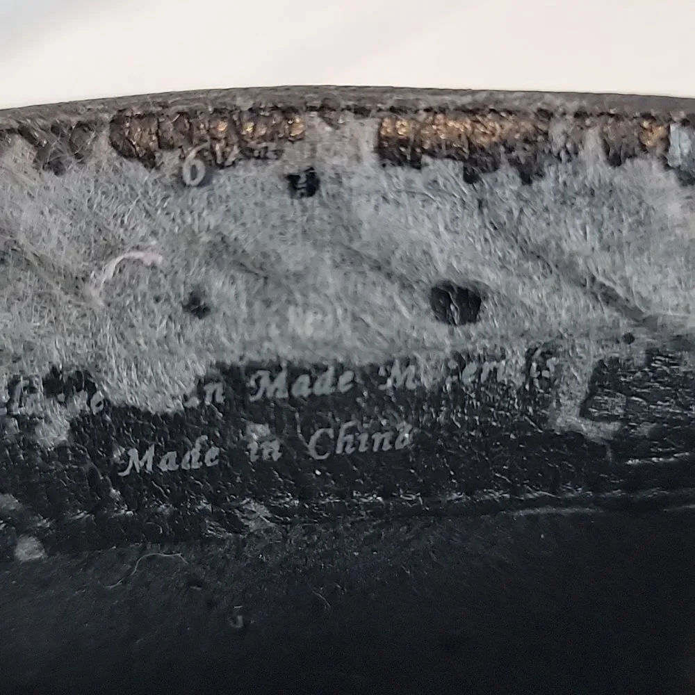 Sam Edelman Pax Ankle Boots Black Genuine Leather Womens Size 6.5 - Picture 10 of 11